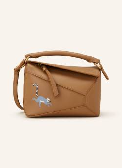 Loewe Handtasche Puzzle Edge Mini braun von Loewe