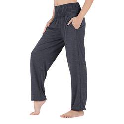 Lofbaz Yogahosen für Frauen Jogginghose mit hoher Taille Workout Jogger Umstandsmode Pyjamas Leggings Damenbekleidung Dunkelgraue Melange M von Lofbaz