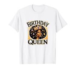 Geburtstag Afro-Königin, afrikanischer Stil T-Shirt von Logiamerch For Moms