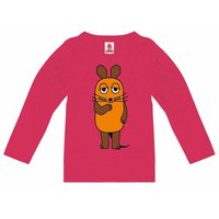 LOGOSHIRT Langarmshirt Die Sendung mit der Maus - Die Maus mit coolem Print von Logoshirt