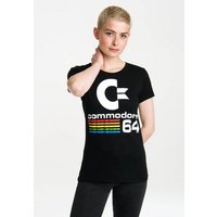 LOGOSHIRT T-Shirt Commodore C64 Logo mit Commodore 64-Logo von Logoshirt