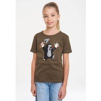 LOGOSHIRT T-Shirt Der kleine Maulwurf mit lizenzierten Originaldesign von Logoshirt