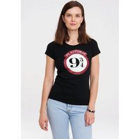 LOGOSHIRT T-Shirt Harry Potter - Platform 9 3/4 mit lizenziertem Design von Logoshirt