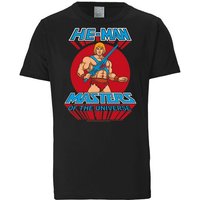 LOGOSHIRT T-Shirt He-Man mit großem Masters of the Universe-Aufdruck von Logoshirt