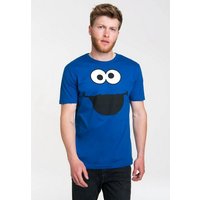 LOGOSHIRT T-Shirt Krümelmonster - Cookie Monster mit süßem Print von Logoshirt