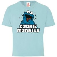 LOGOSHIRT T-Shirt Sesamstraße - Krümelmonster mit coolem Frontprint von Logoshirt