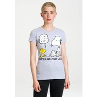 LOGOSHIRT T-Shirt Snoopy - Peanuts mit niedlichem Snoopy-Frontprint von Logoshirt