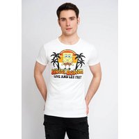 LOGOSHIRT T-Shirt Spongebob - Bikini Bottom mit witzigem Spongebob-Print von Logoshirt