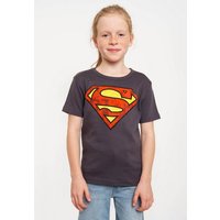 LOGOSHIRT T-Shirt Superman mit coolem Frontprint von Logoshirt