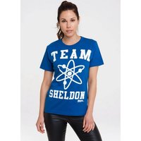 LOGOSHIRT T-Shirt TBBT – Team Sheldon mit lizenziertem Print von Logoshirt