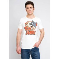 LOGOSHIRT T-Shirt Tom & Jerry - Logo mit Tom & Jerry-Print von Logoshirt