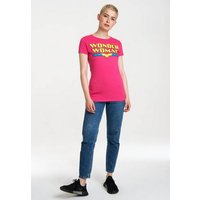 LOGOSHIRT T-Shirt Wonder Woman - Logo mit coolem Frontprint von Logoshirt