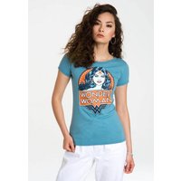 LOGOSHIRT T-Shirt Wonder Woman Portrait mit lizenziertem Originaldesign von Logoshirt