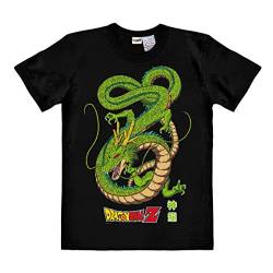 Logoshirt® Dragonball Z I Shenlong I T-Shirt Print I Damen & Herren I kurzärmlig I schwarz I Lizenziertes Originaldesign I Größe L von Logoshirt