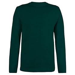 Logostar Basic Bigsize T-Shirt Langarm | Übergrösse Shirt 3XL - 15XL | Herren Langarm T Shirt in Übergröße aus Baumwolle mit Rundhals-Ausschnitt | Forest Green, 12XL von Logostar