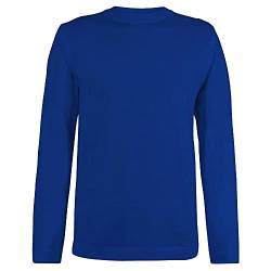 Logostar Basic Bigsize T-Shirt Langarm | Übergrösse Shirt 3XL - 15XL | Herren Langarm T Shirt in Übergröße aus Baumwolle mit Rundhals-Ausschnitt | Royal Blue, 8XL von Logostar