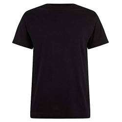 Logostar Basic Bigsize T-Shirt | Übergrösse Shirt 3XL - 15XL | Herren T Shirt in Übergröße aus Baumwolle mit Rundhals | Black, 3XL von Logostar