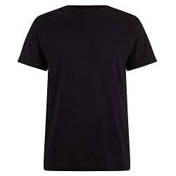 Logostar Basic Bigsize T-Shirt | Übergrösse Shirt 3XL - 15XL | Herren T Shirt in Übergröße aus Baumwolle mit Rundhals | Black, XXL von Logostar