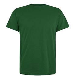 Logostar Basic Bigsize T-Shirt | Übergrösse Shirt 3XL - 15XL | Herren T Shirt in Übergröße aus Baumwolle mit Rundhals | Forest Green, 4XL von Logostar