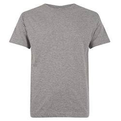 Logostar Basic Bigsize T-Shirt | Übergrösse Shirt 3XL - 15XL | Herren T Shirt in Übergröße aus Baumwolle mit Rundhals | Heather Grey, XXL von Logostar
