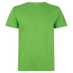 Logostar Basic Bigsize T-Shirt | Übergrösse Shirt 3XL - 15XL | Herren T Shirt in Übergröße aus Baumwolle mit Rundhals | Lime, 15XL von Logostar
