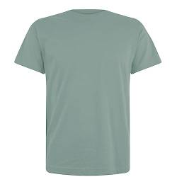 Logostar Basic Bigsize T-Shirt | Übergrösse Shirt 3XL - 15XL | Herren T Shirt in Übergröße aus Baumwolle mit Rundhals | Mystic Green / 3XL von Logostar