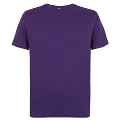 Logostar Basic Bigsize T-Shirt | Übergrösse Shirt 3XL - 15XL | Herren T Shirt in Übergröße aus Baumwolle mit Rundhals | Purple, 6XL von Logostar