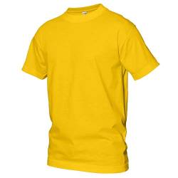 Logostar Basic Bigsize T-Shirt | Übergrösse Shirt 3XL - 15XL | Herren T Shirt in Übergröße aus Baumwolle mit Rundhals | Sunflower, 10XL von Logostar