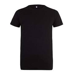 Logostar Long Fit T-Shirt | Herren T-Shirt extra lang XS - 3XL | Longshirt Herren aus Baumwolle mit Rundhals | Black / + 6cm (B), XXL von Logostar