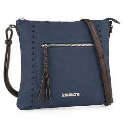 Lois - Handtasche Damen Umhängetasche Damen Klein & Stilvoll Handtasche Damen Umhängetasche Crossbody Bag Damen 321244, Blau von Lois
