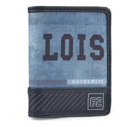 Lois - Portemonnaie Jungen Teenager - Geldbeutel Jungen Teenager mit Jugendlicher Stil - Portemonnaie Herren. Portmonee Jungen Teenager. RFID-Schutz 206420, Blau von Lois