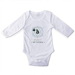 Baby Body. Personalisierte mit Namen. Mädchen und Junge. Baby Body Langarm. Baby Strampler Bedrucken. Personalisierte Geschenke. Größen von 0 bis 18 Monaten. Slytherin von LolaPix