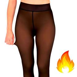 Lolita® Transparente Thermohose - Perfekte Kombination mit Shorts - Fake Skin Thermische Strumpfhosen - Leichtigkeit und Wärme für den Winter - Stil und Komfort von Lolita
