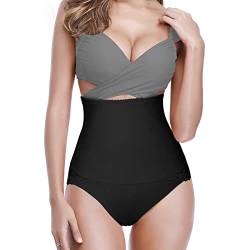 Lollanda Sculpting Waist Lace Miederslip Hoher Taille Bauchweg Figurformende Tangaslips Elastizität Damen Shapr Höschen. (as3, Alpha, l, Regular, Regular, Schwarz) von Lollanda