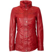 Lolus Lederjacke Angel Lange Damen Lederjacke aus weichem Lammnappa Leder von Lolus