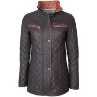 Lolus Lederjacke Juna Lange und elegante Damen Lederjacke mit feiner Steppung von Lolus