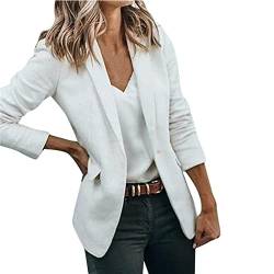 Lomelomme Blazer Damen Kleidung Tailliert The Office Sweatblazer Sale Blazer Weißer Schwarz Damenjacke Jeansjacke Hochzeit Kombinationen Jacke Shirtjacke Damen-Blazer von Lomelomme