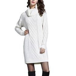 Lomelomme Etuikleid Damen Pulli Festlich Oversize Strickjacken Sale Kleid Langes Sport Dress Festliche Knielang Strickpullover Skaterkleid Kleidung von Lomelomme