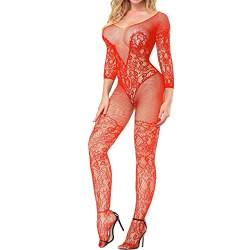 Lomelomme Sexy Dessous für Damen Nahtlose Mesh Chemise Dessous Baby Doll Minikleid Sexy Kleid Fishnet Negligees Lingerie Nachtkleid Sleepwear für Damen Schwarz Einheitsgröße von Lomelomme