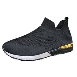 Lomelomme Sneaker Damen Weiss 41 Plattform Elegante Schuhe Turnschuhe Sportschuhe Leichtgewichts Atmungsaktiv Frauen Walkingschuhe Halbschuhe Cushion Wasserdicht Flach Für Sporthalle Outdoor Jogging von Lomelomme