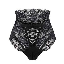 Miederhose Damen Bauchweg Tanga Baumwolle Sexy Unterwäsche Damen Damen Unterwäsche Baumwolle Push Up Unterhose Damen Damenunterhosen Push Up Slip Seamless Slips Damen High Waist von Lomelomme