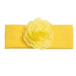 Baby Kleidung Prinzessin Kleinkind Kleinkind Kinder Jungen Mädchen Stretch Plaid Bowknot Druckt Hut Kappen Haarband Kopfbedeckung Baby Stirnband 6 Monate (Yellow, One Size) von Lomhmn