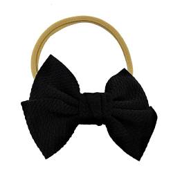 Babyhaarband Kleinkind Baby Mädchen Stirnband Bowknot elastisches Haarband für Kleinkinder Stirnband Baby Klettverschluss von Lomhmn