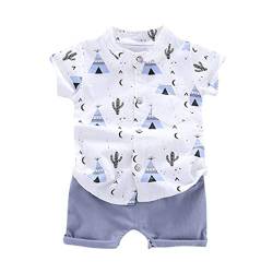 Bekleidungsset Junge 98 Sommerkleidung Baby-Töpfe + Hosen Outfits-Comics Infant T-Shirt Jungen 1-4Jahre Set Jungen Outfits & Set Mädchen Set von Lomhmn