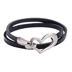 Sportuhrenarmbänder für Männer, Liebe, einfaches Multi-Ring-Armband, multifunktionale Armbänder, Halsband, heiße Frauen, einfaches mehrschichtiges Armband, modisch, niedliches Herzarmband, süßes von Lomhmn