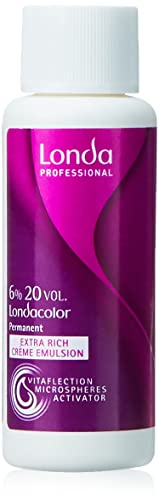 Londa Oxidationsemulsion für Cremehaarfarbe Oxidant Permanent 6,0%, 1er Pack (1 x 60 ml) von Londa