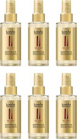 Londa Velvet Oil Lightweight Oil 6x100 ml von Londa