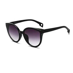 Long Keeper Katzenauge Sonnenbrille Mode Retro Runde Damen Cat Eye Sunglasses Frauen UV400-Schutz von Long Keeper