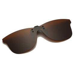 Long Keeper Polarisierte Sonnenbrille Clip für Brillenträger, Polarisiert Sonnenbrille Zum Aufstecken für Damen Herren, Sonnenbrillen Aufsatz Brille von Long Keeper