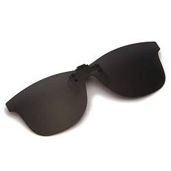 Long Keeper Polarisierte Sonnenbrille Clip für Brillenträger, Polarisiert Sonnenbrille Zum Aufstecken für Damen Herren, Sonnenbrillen Aufsatz Brille von Long Keeper